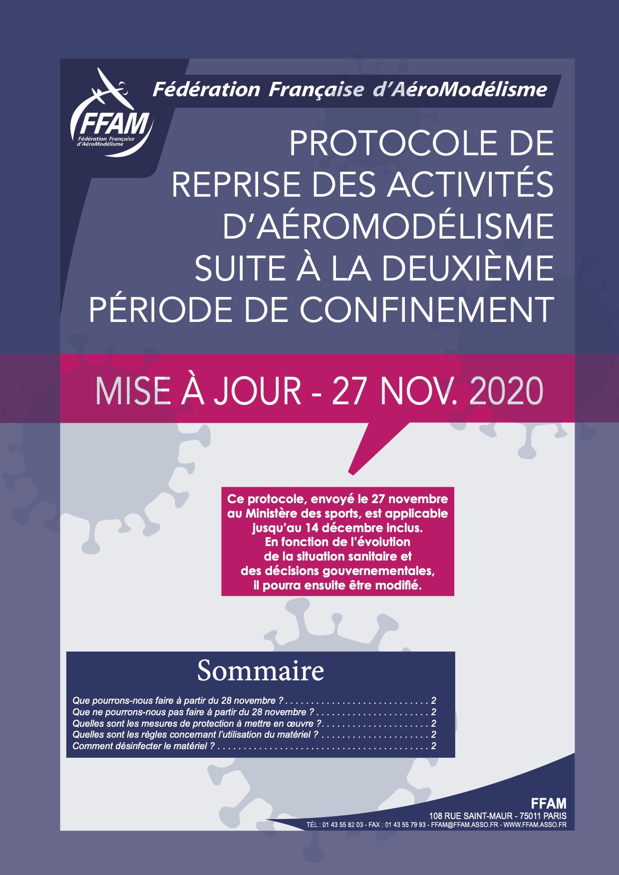 FFAM COVID19 Guide reprise activite V5 27112020