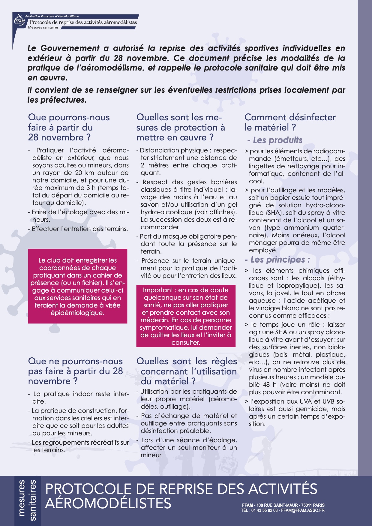 FFAM COVID19 Guide reprise activite V5 27112020 2